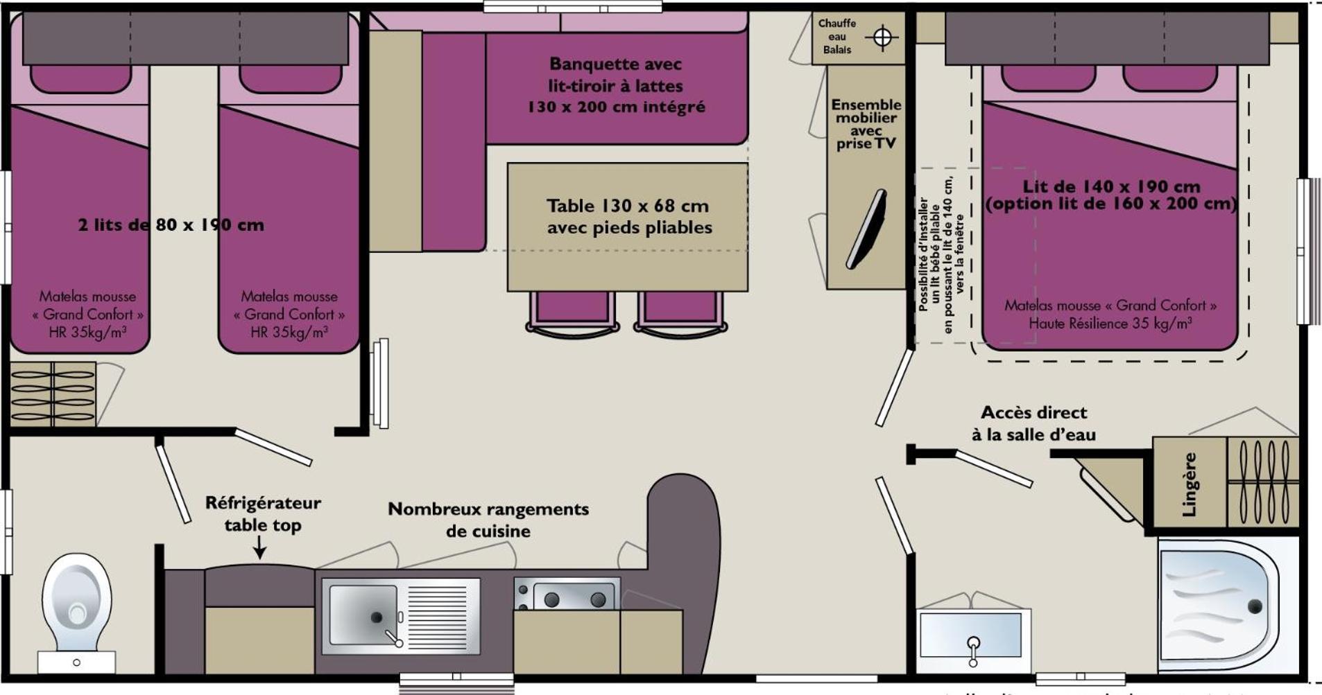 Camping Baradis Commensacq Extérieur photo